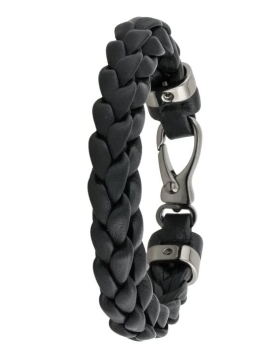 Tod's | Accessories | Tods Leather Big Braid Bracelet | Poshmark